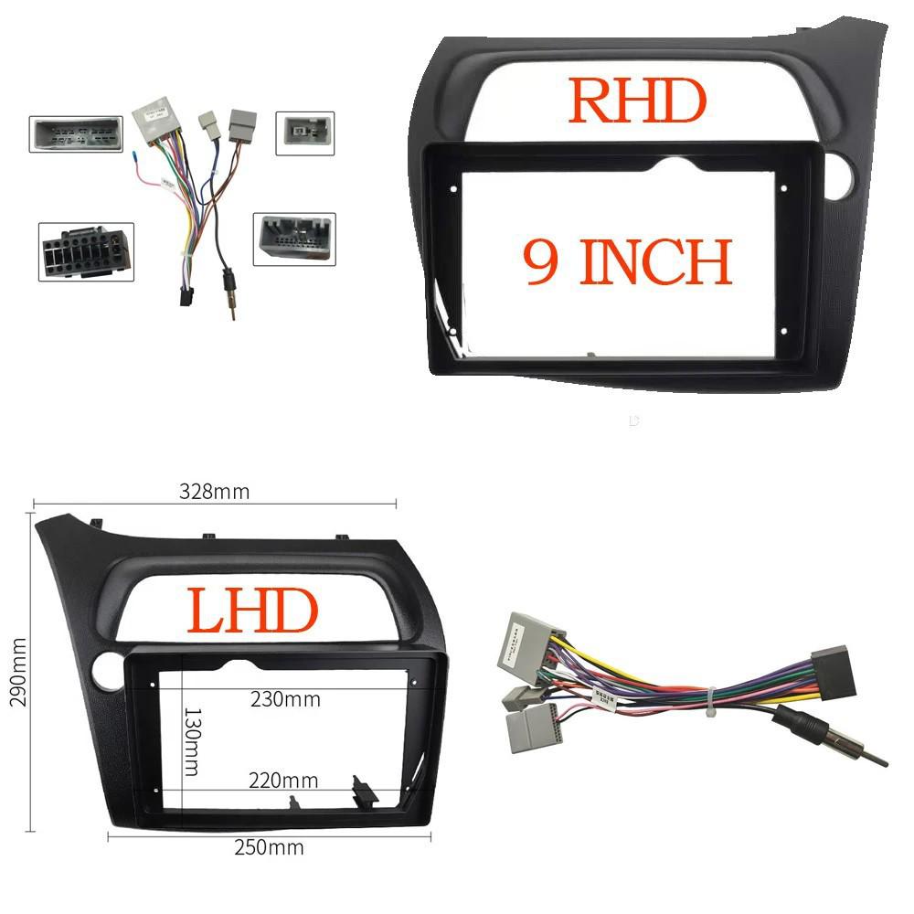 Центральная рамка навигации для Honda Civic 2005 года (Версия ЕС) - Аудиопанель Android Kit