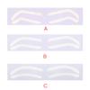 10/30/60PCS Disposable Eyebrow Design Stencil Eyebrow Tint Airbrush Auxiliary Sticker For Brows Shaping With Single