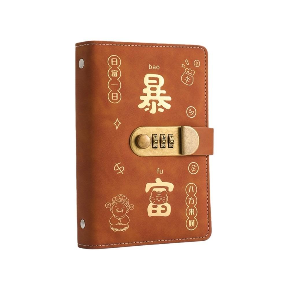 Книга для сбережений из искусственной кожи Водонепроницаемая сумка для хранения денег Главная книга Финансовый инструмент