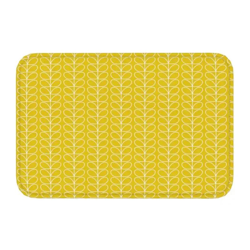 Скандинавский цветочный коврик для двери Orla Kiely Нескользящий коврик для кухни и ванной 40*60 см Прихожая Туалет Гостиная Пол