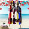 Name Custom High School DxD Print Beach Towel, Large Soft Quick Dry Towel for Beach Camping Swimming