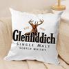 Пользовательская наволочка G-Glenfiddichs Шелковистый Короткий Плюш Двусторонняя Печатная Наволочка Для Дивана Все Сезоны Декор Дома Подарок