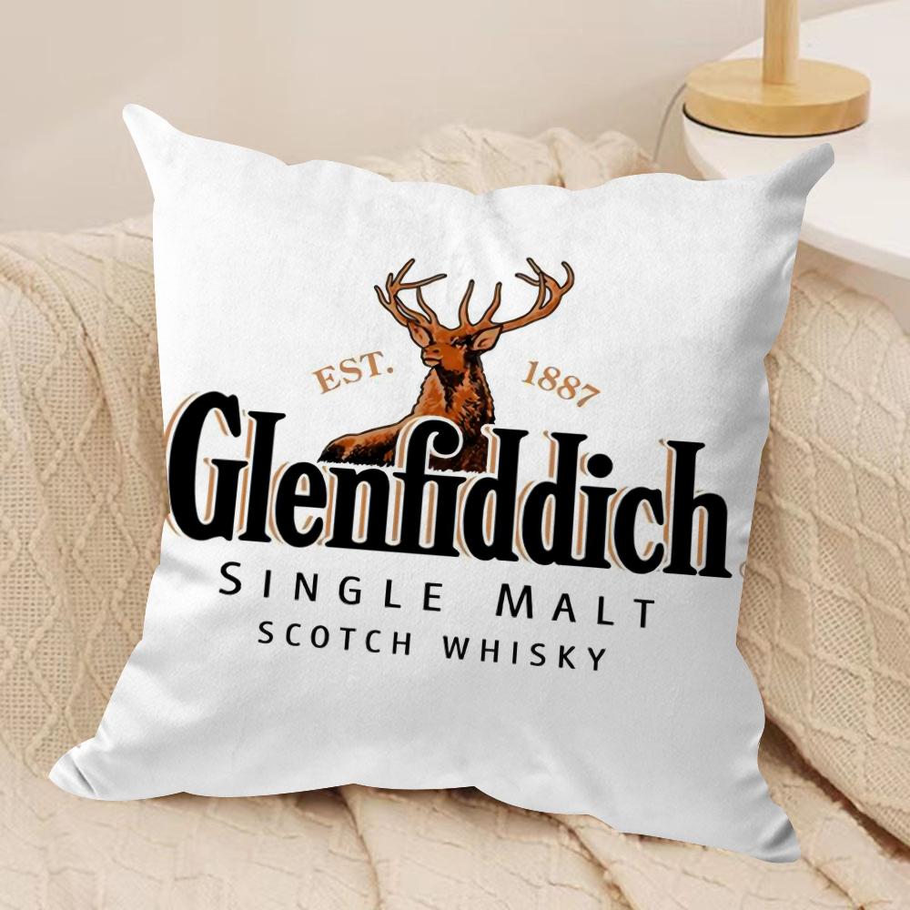 Пользовательская наволочка G-Glenfiddichs Шелковистый Короткий Плюш Двусторонняя Печатная Наволочка Для Дивана Все Сезоны Декор Дома Подарок