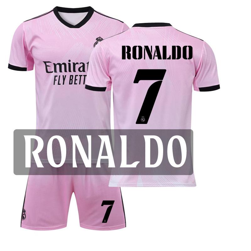 - Новый набор спортивной одежды для футбола Ronaldo 1 Messi, футболка Haaland Mbappe