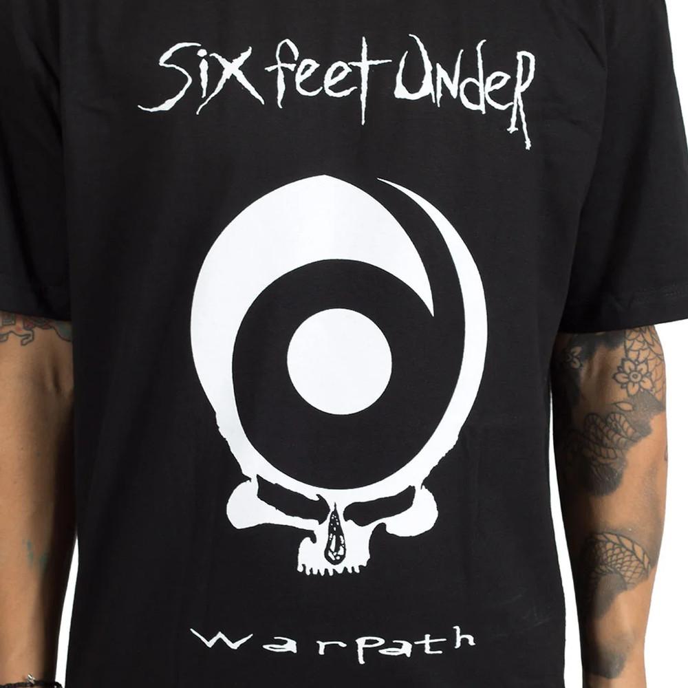 Six Feet Under band Warpath black T-shirt Unisex All sizes S to 45XL Unisex T-Shirt
