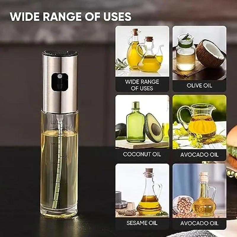 Glass Olive Oil Sprayer With Even Oil Mist Perfect For Home Cooking Grilling Salad Making Healthy Diet