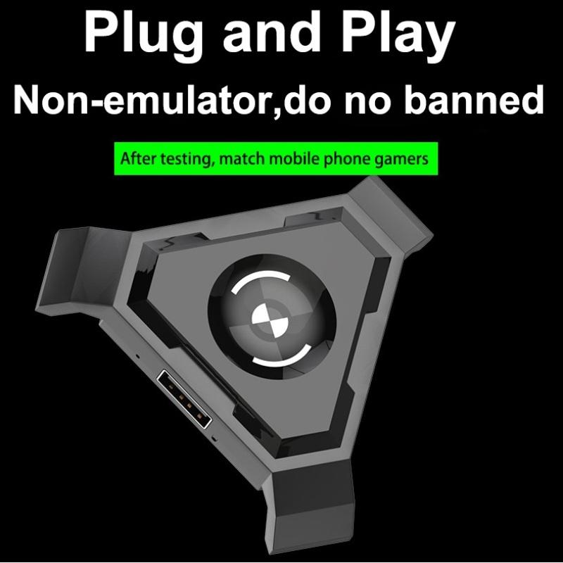 PUBG Mobile Gamepad Controller Игровая клавиатура Конвертер мыши для телефона Android на ПК Bluetooth