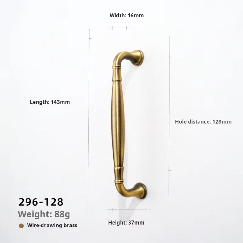 Zinc Alloy Cabinet Door Handles Antique Bronze Wardrobe Door Handles Furniture Hardware
