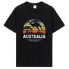 Australia Day Funny Australian Kangaroo Vintage T Shirts Cotton Streetwear Short Sleeve Birthday Gifts T-shirt Men Clothing