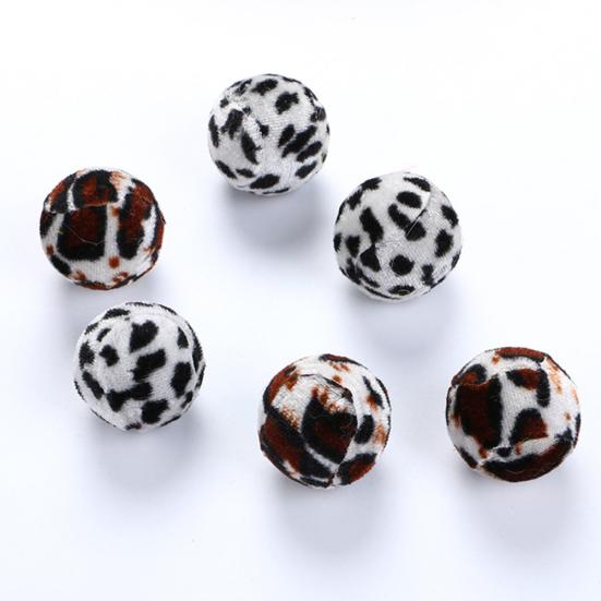 Puntos 5 шт. кошка котенок забавная зебровая полоска леопардовый мяч играть игрушка-тизер интерактивный питомец