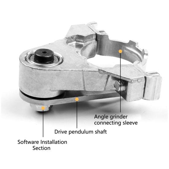 Адаптер головки угловой шлифовальной машины, универсальная модификация, электрическая угловая полировальная машина для металла, переходная головка для режущего станка, осциллирующий инструмент для полировки