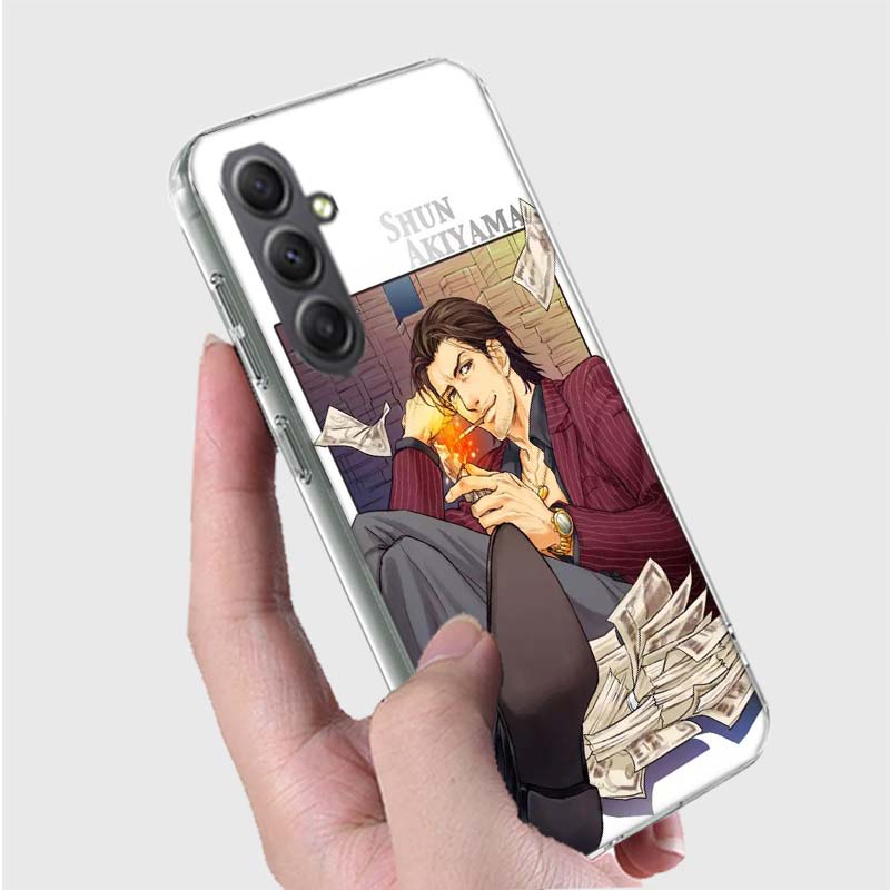 Yakuza 0 Game Phone Case for Samsung A16 A26 A36 A56 A17 A37 A57 A07 A06 A02S A03 A04S A05S Galaxy Note 20 10 A50S A71 A51 A31 A