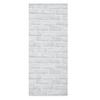 Unique White Brick Pattern Wallpaper Living Room Bedroom Restaurant Adhesive Wall Sticker