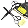 JASON/Jason HD-26 Черные парикмахерские ножницы, Ножницы для левой руки, Прямые ножницы, Ножницы для челки, Филировочные ножницы, Тонкие ножницы