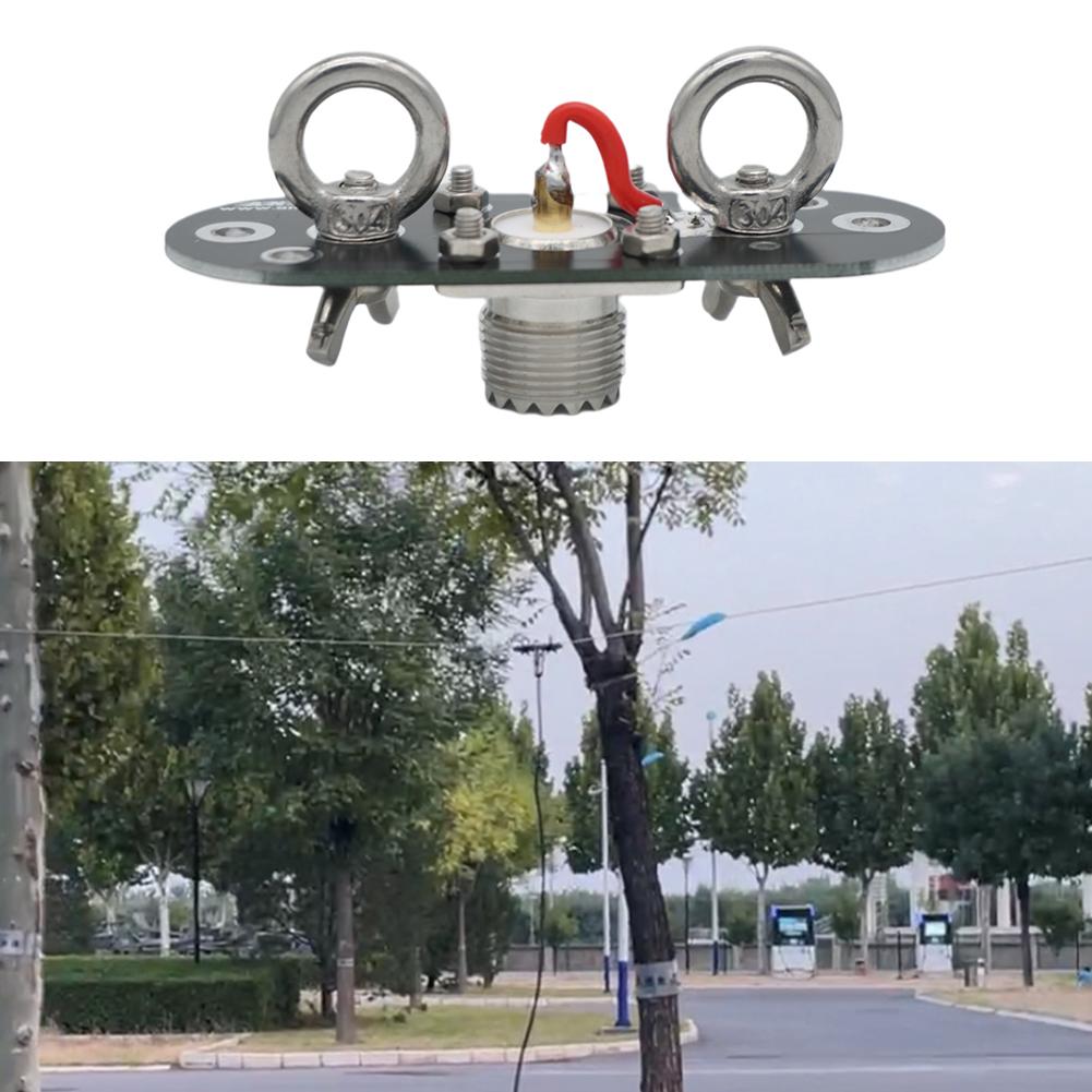 Shortwave Radio Transmitting Antenna GP Positive V Inverted V Dipole Antenna Board Long Line End Feed Detachable for Set Antenna