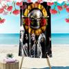Guns&Roses Print Beach Towel, Large Soft Quick Dry Towel for Beach Camping Swimming