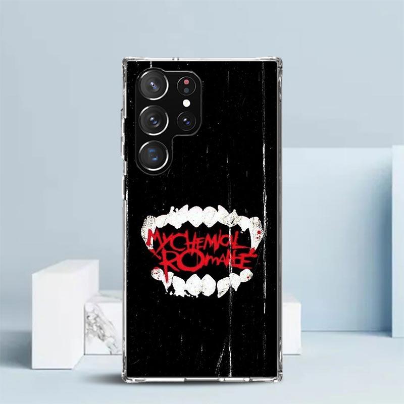My Chemical Romance MCR Мягкий чехол для Samsung Galaxy S25 Edge S26 S24 S23 Ultra Чехол для телефона S22 S21 Plus S20 FE Принт Рисунок Sh