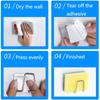 Stainless Steel Sponge Holder Rack Shelf Adhesive Kitchen Sink Organizer Bathroom Kitchen Dishcloth Holder For Towel Rag Hanger