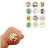 120 шт./лот, мультяшная вакцина для кожи, наклейка, водостойкая дышащая лента, клейкие повязки круглой формы для детей