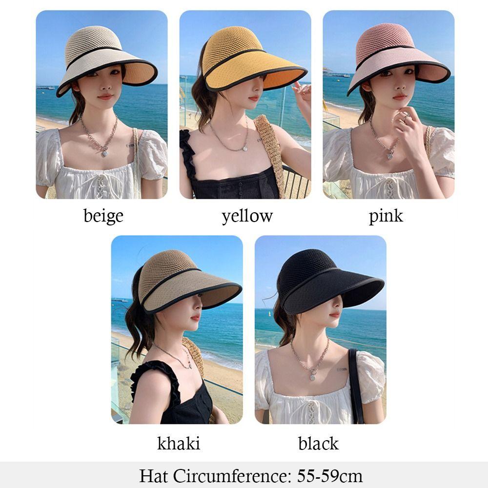 Вязаная сетчатая шляпа от солнца, дышащая шляпа рыбака, модные женские шляпы с защитой от ультрафиолета