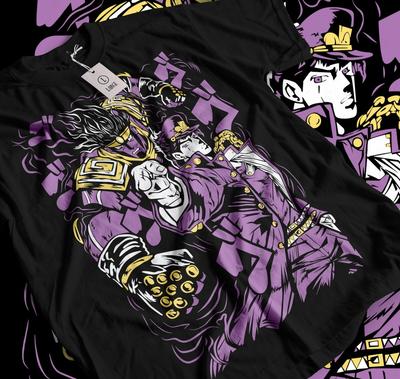 Футболка JoJo's Bizarre Adventure с графическим дизайном в стиле аниме и манги, все размеры 029