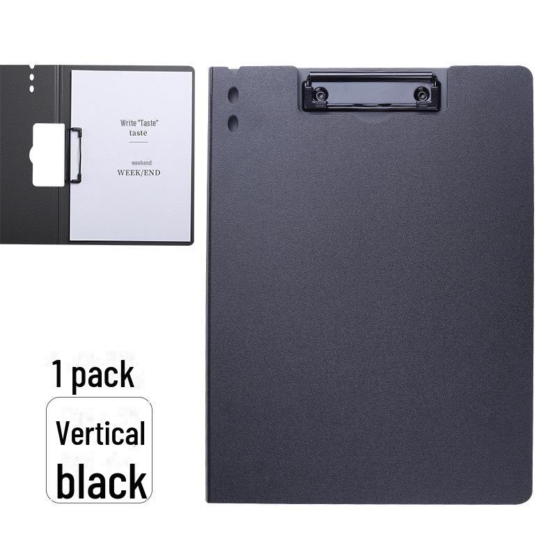 Multifunctional A4 Folder: Student Exam Paper Storage & Sorting Board - Office Supplies, Black Data Folder Pad