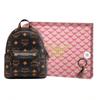 MCM Stark Coated Canvas With Leather Backpack Small Unisex Black MMKESVE01BK001