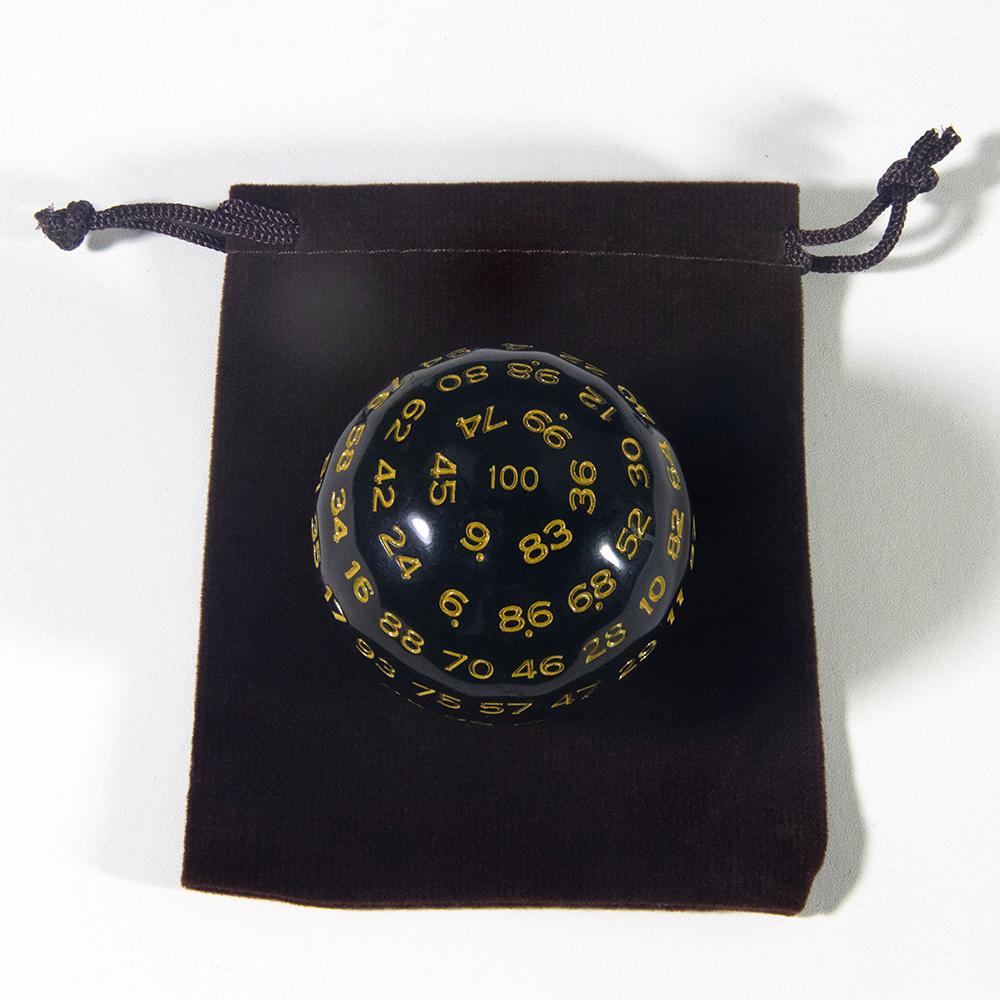 D100 Dice DND Многогранные игральные кости с сумкой для ролевой игры DND
