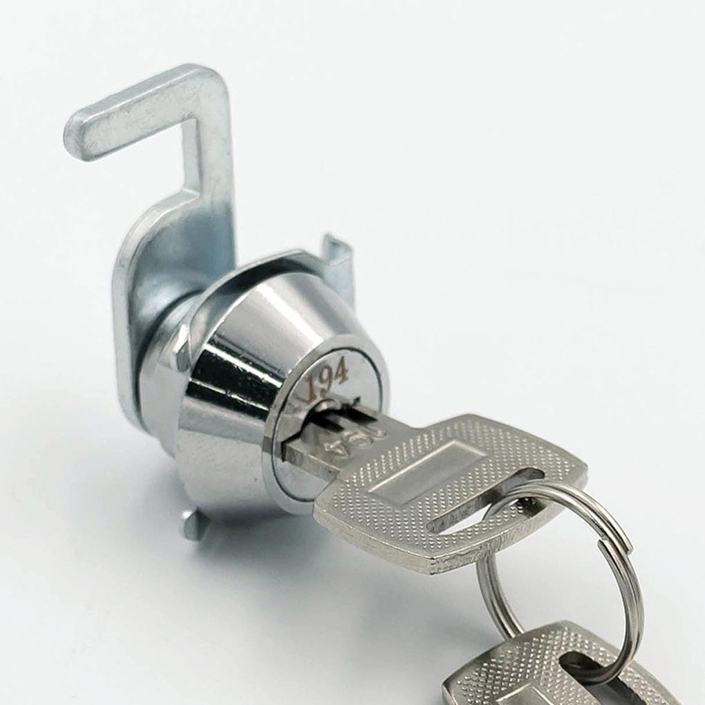 Rust-Resistant Mini Cam Lock With Quick Clip For Cash Box Easy Replacement Metal Cabinet Airbox Lock
