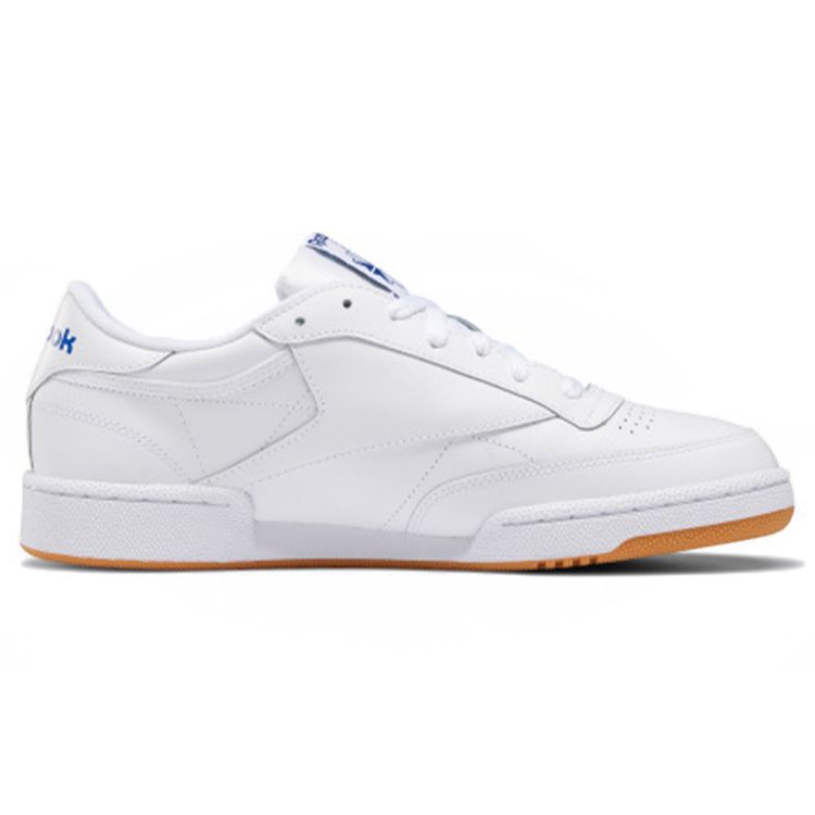 Reebok Club C 85 Белые кроссовки унисекс Royal Gum AR0459
