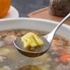 Creative Stainless Steel Thicken Cooking Kitchen Tool Soup Ladle Tableware Dinner Scoop Soup Spoon