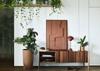 Donica Stripped Wysoka Eco Wood Zielona