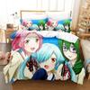 Комплект постельного белья Yamada-kun And The Seven Witches Мультяшный Аниме Комплект из трех предметов Взрослый Детский Спальня Комплекты пододеяльников 3D Каваи Девочки