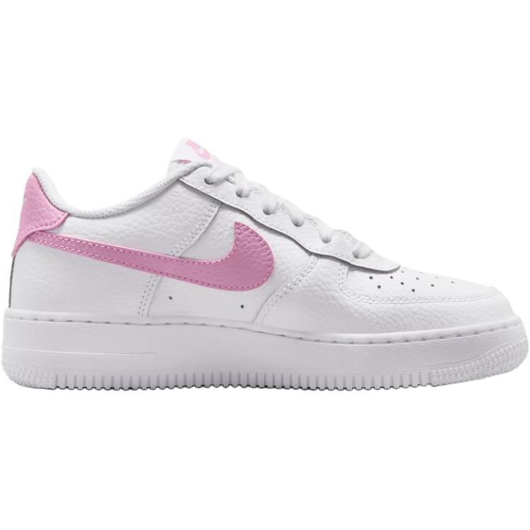 Nike Кроссовки Nike Air Force 1 Low для детей, баскетбольные, розово-белые, унисекс, IO7403-103
