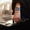 Браслет с кубинскими звеньями для Apple Watch, ремешок 40 мм, 41 мм, 38 мм, 44 мм, 45 мм, 42 мм, трендовый металлический браслет, браслет iWatch серии 3, 4, 5, 6, se 7, ремешок