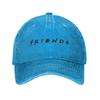 Friends TV  Unisex Baseball Caps  Distressed Denim Hats Cap Casual Outdoor Summer  Adjustable Fit Snapback Cap