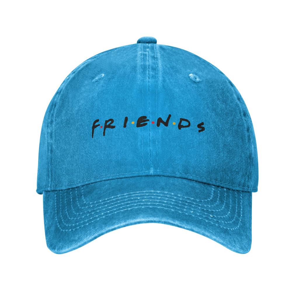 Friends TV Unisex Baseball Caps Distressed Denim Hats Cap Casual Outdoor Summer Adjustable Fit Snapback Cap