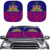2-Piece Cactus Windshield Sunshade Floral Foldable Car Front Window Sun Shades for Most Sedans SUVs Trucks Tesla Blocks UV Rays and Keeps Your