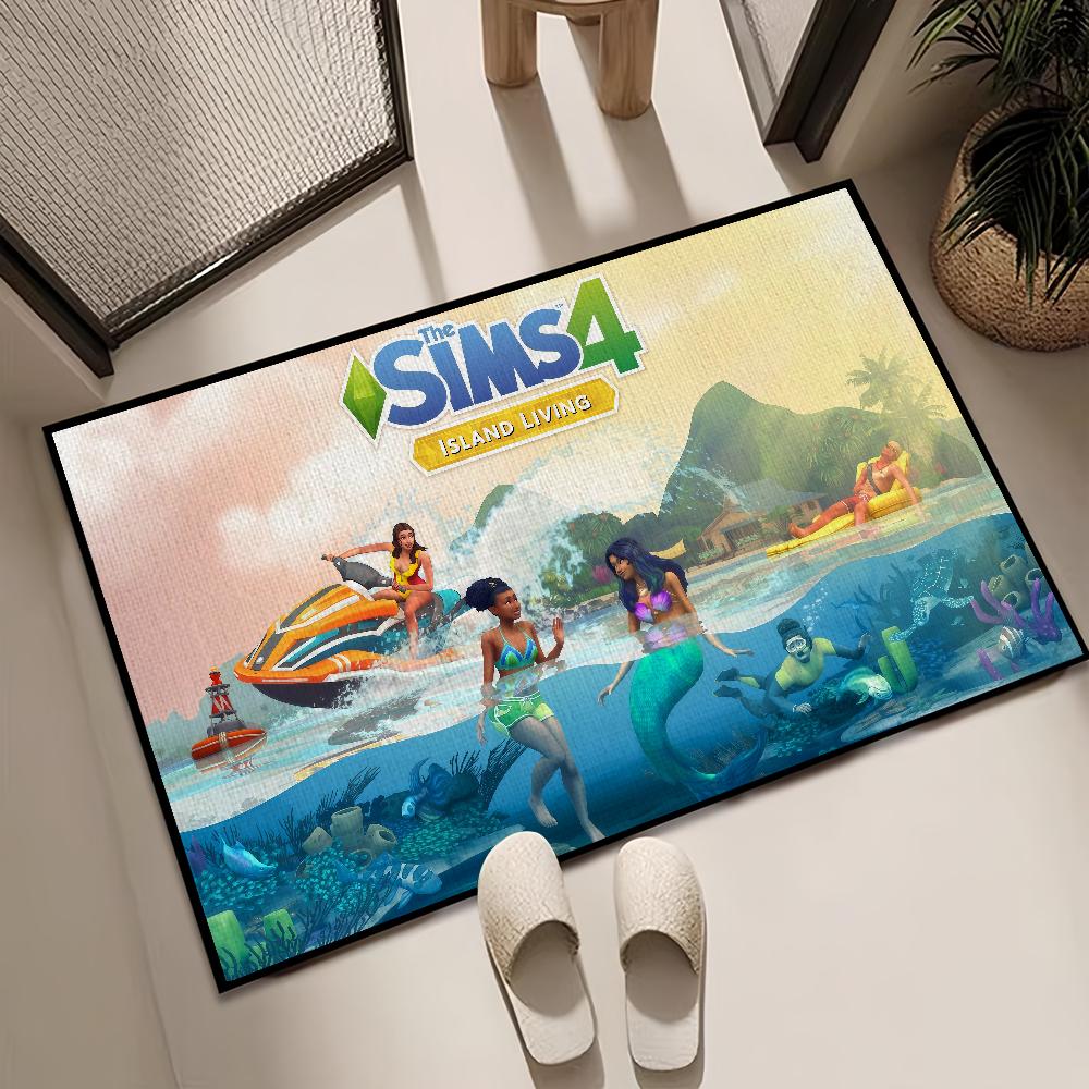 Игра смешное искусство the S-sims 4 маленький ковер Ковер Ковер Домашний Декор Спальня Коврик Прихожая Балкон Ковер Вход Коврик для ног Украшение