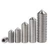 25 шт. шестигранный установочный винт с конической головкой M2 M3 M4 M5 M6 304, нержавеющая сталь DIN914