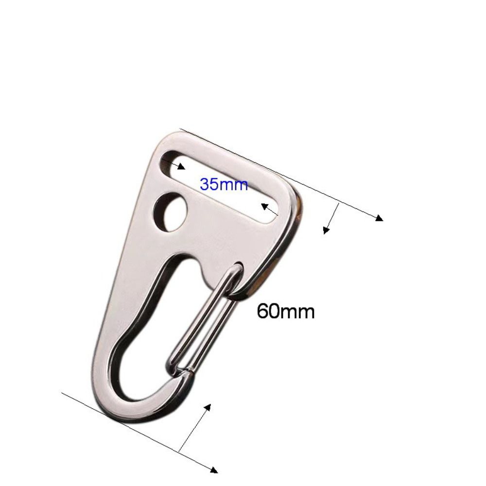 Stainless Steel Hook Clips 20/25/35mm Strap Buckle High Quality Belt Carabiner  Outdoor Tool