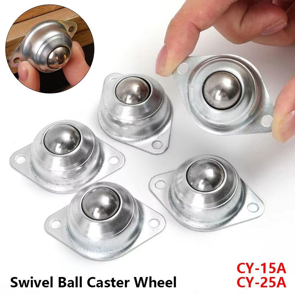 1Pcs CY-15A CY-25A Swivel Ball Caster Wheel For Machinery Trolleys Furniture Tool Cabinets