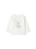 BABY Stuffed Animal Long Sleeve PBCT259081 OWHT 80 One-point T-shirt