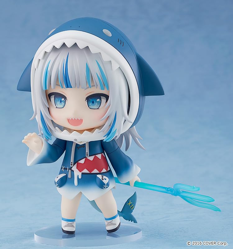 Nendoroid Hololive Production Gauru Gura Пластиковая окрашенная подвижная фигурка Перепродажа Немасштабная