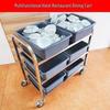 Stainless Steel Multi-functional Serving Cart
