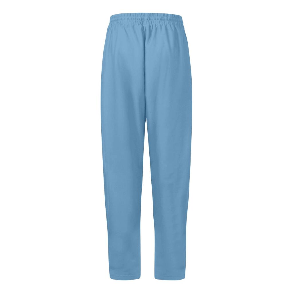 Женские зимние спортивные штаны, однотонные повседневные брюки, женские флисовые спортивные штаны, широкие прямые брюки