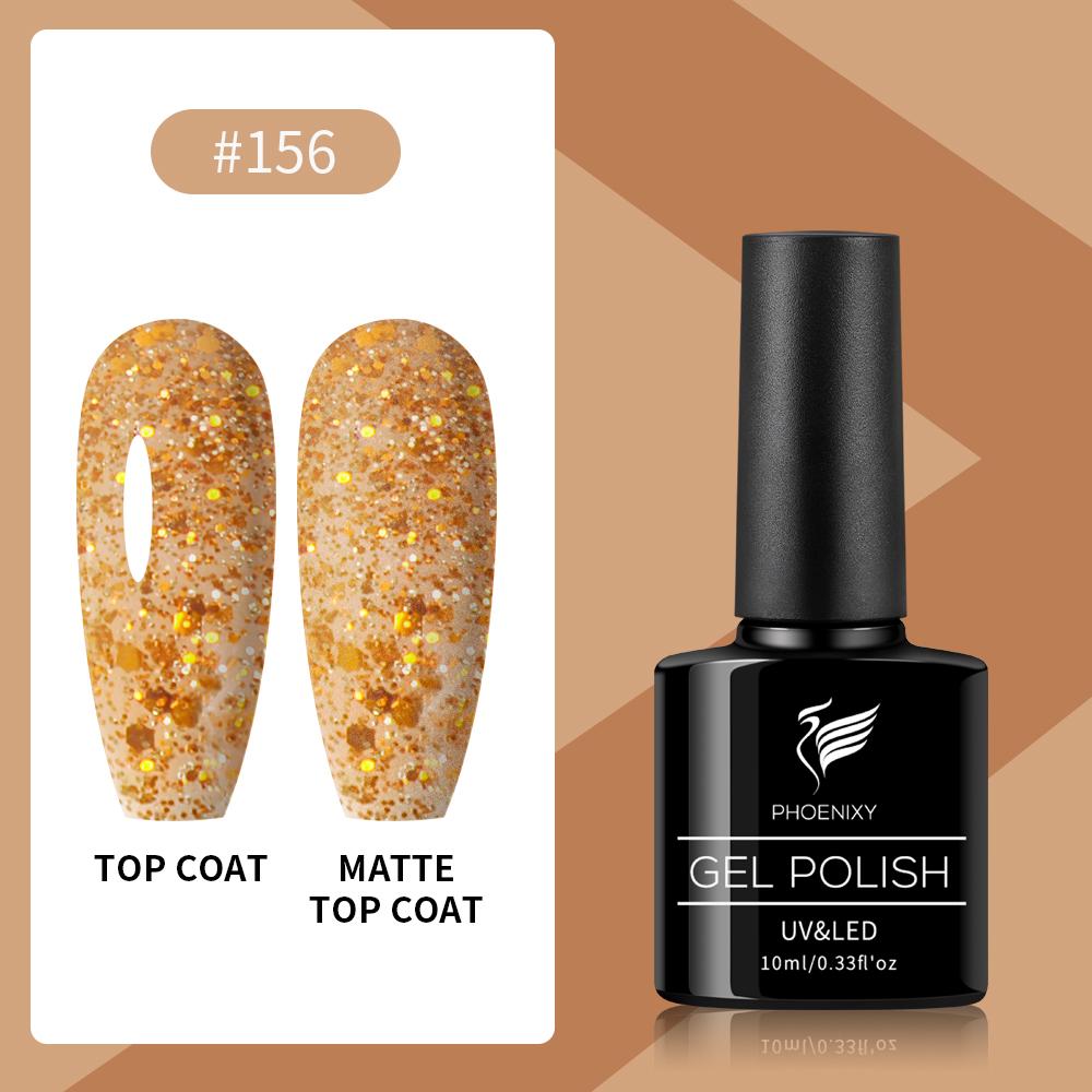 PHOENIXY 10 мл Гель-лак Полуперманентный Гель-лак Цвет Замачиваемый УФ LED Гель Материал для Нейл-арта
