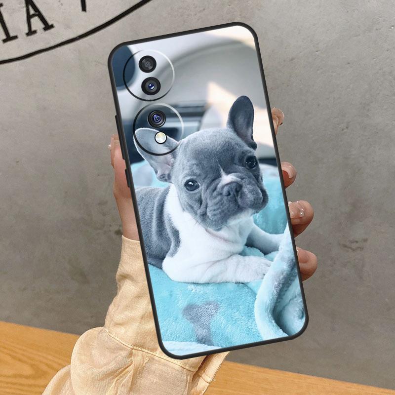 Чехол для собаки французский бульдог мопс для Honor Magic 5 6 7 Pro Чехол для Honor 400 200 50 70 90 Lite X9 X8a X8b X9a X9b X9c