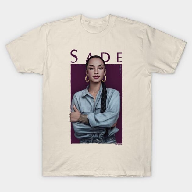 Sade Adu графический 2026 Лето Унисекс Футболка Унисекс Круглый вырез 100% Хлопок Короткий рукав Y2k Оверсайз Популярная Модная Футболка Подарки для фанатов