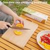 300CM/Roll Outdoor Disposable Cutting Board Mat with Two-Way Slider Cutter Camping BBQ Picnic Anti-Slip Meat Vegetables Cutting Pad